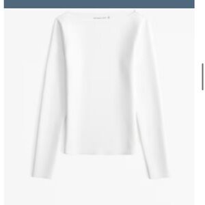 Abercrombie Sculpt White Tee
